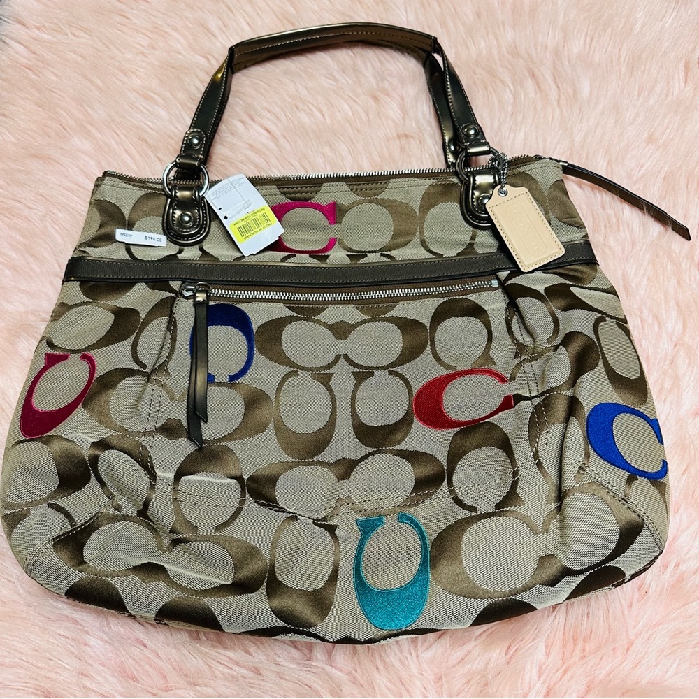 Coach multi colored purse! NWT!!